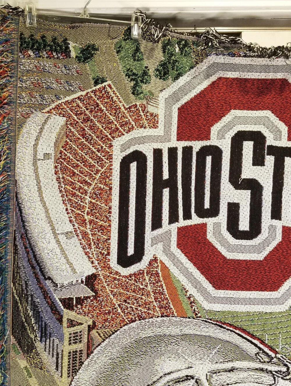 The Northwest Company Ohio State Buckeyes 48'' x 60'' Home Advantage Woven Throw